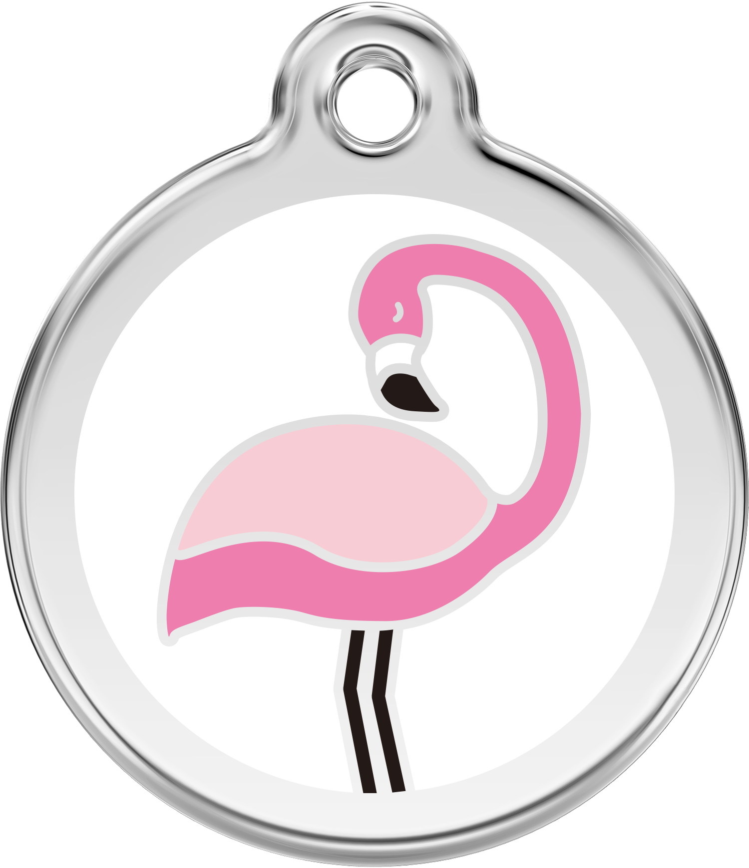 Motiv Hundemarke - Flamingo